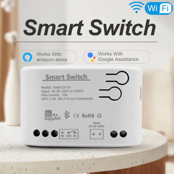 GATE EW SMART SWITCH 1CH, WIFI, 7-32V