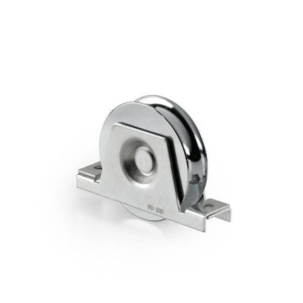 HM110.100 kapu görgő "V", 98mm, csavarozható