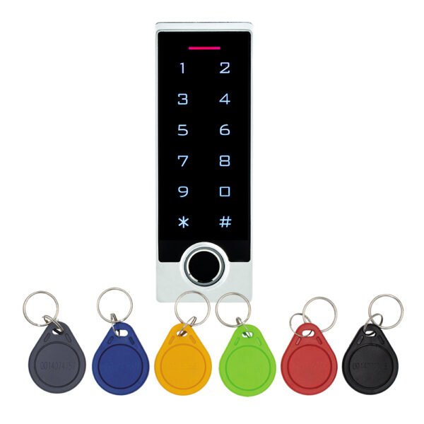 KIT-CON-FP2 érintőgombos kültéri ujjlenyomatolvasós RFID kódzár - Image 3