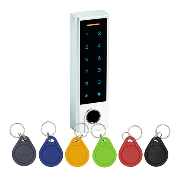 KIT-CON-RF érintőgombos kültéri, rádiós, ujjlenyomatolvasós RFID kódzár - Image 3