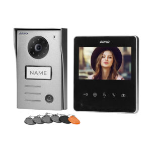 OR-VID-SH-1074 2 vezetékes videokaputelefon szett, 4,3", RFID