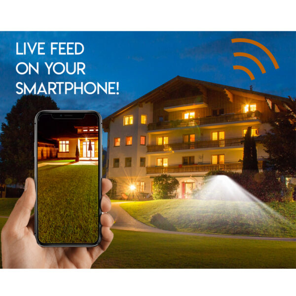 SMARTCAM-300PRO Kültéri Wi-Fi kamera - riasztó - 20W reflektor - Image 2
