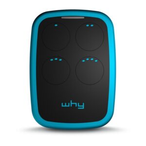 WHY EVO NOA sky blue (fekete-kék) univerzális kapunyitó távirányító