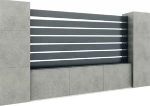Kerítés összeállítás 20x100 léccel, 1,5x2m