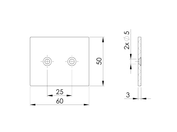 50x60 R7016 alumínium oszlop sapka - Image 2