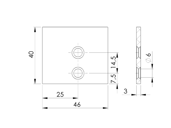 Alumínium burkolat panel kitöltő adapter R7016 - Image 2