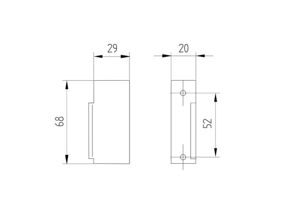 Elektromos zár, 12-24V AC/DC - Image 2