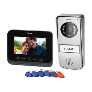 OR-VDP-62 1 lakásos, 4 vezetékes videokaputelefon szett, 4,3", RFID olvasó